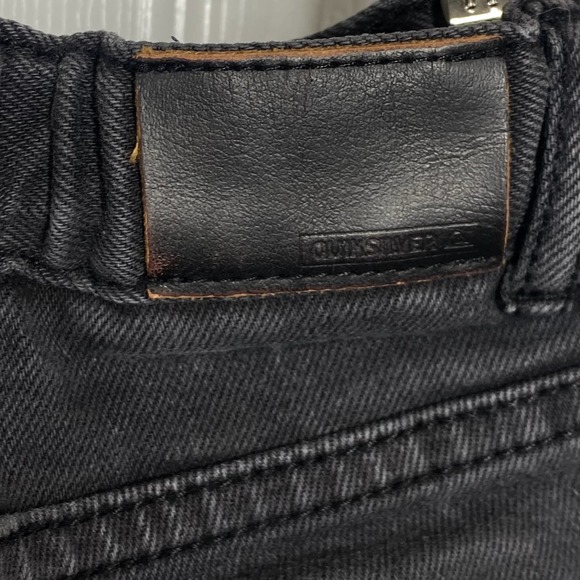 Quiksilver Slim Straight Fit Denim Jeans Dark Gray Size Boys Medium - Picture 6 of 7